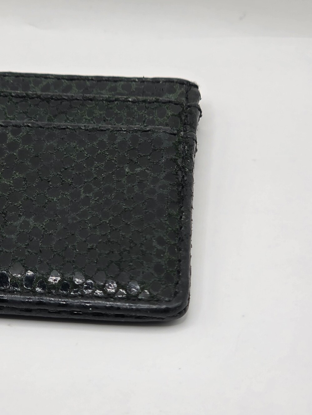 Tory Burch Python Print Embossed Card Holder - Picture 6 of 7